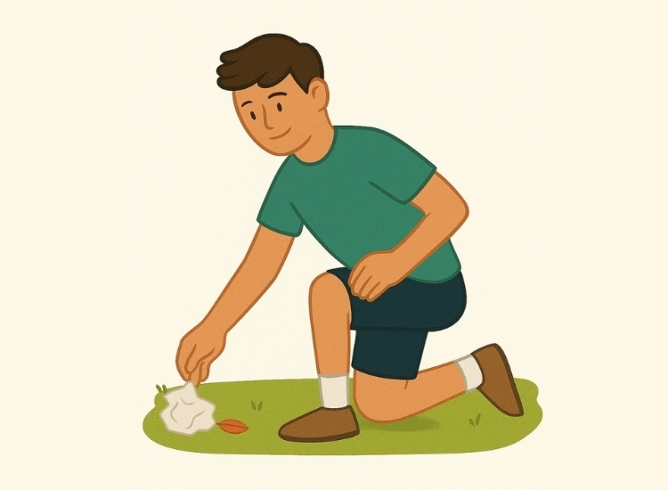 Pour un parc propre, j’adopte les bons gestes