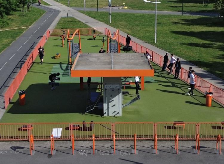 Fermeture temporaire de l’aire de fitness