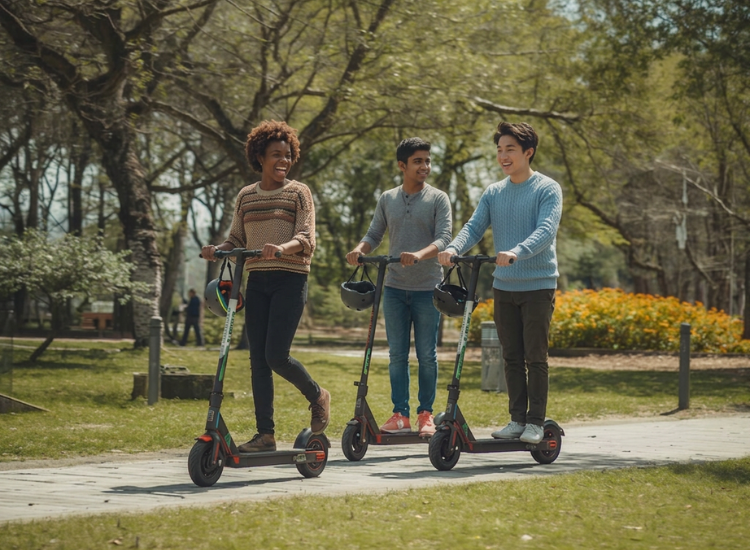 Trottinettes électriques : adoptons les bons réflexes !